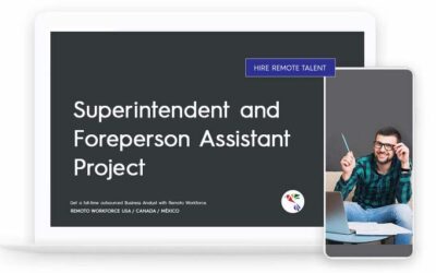 Superintendent and Foreperson Assistant Project
