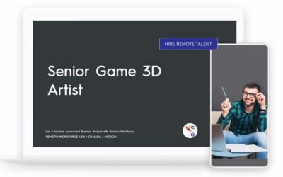 Senior Game 3D Artist