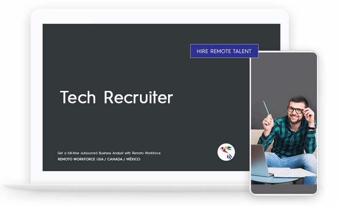USA and CANADA tumbnail for Tech Recruiter it looks like on a laptop or mobile view