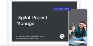 USA and CANADA tumbnail for Digital Project Manager it looks like on a laptop or mobile view