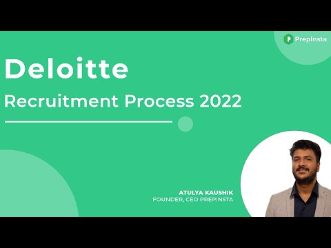 Deloitte Recruitment Process 2022 - 2021 Image