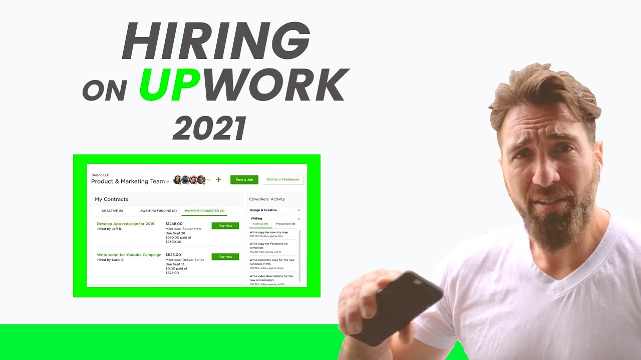 How To Hire Freelancers On Upwork (UPWORK 2021) Image