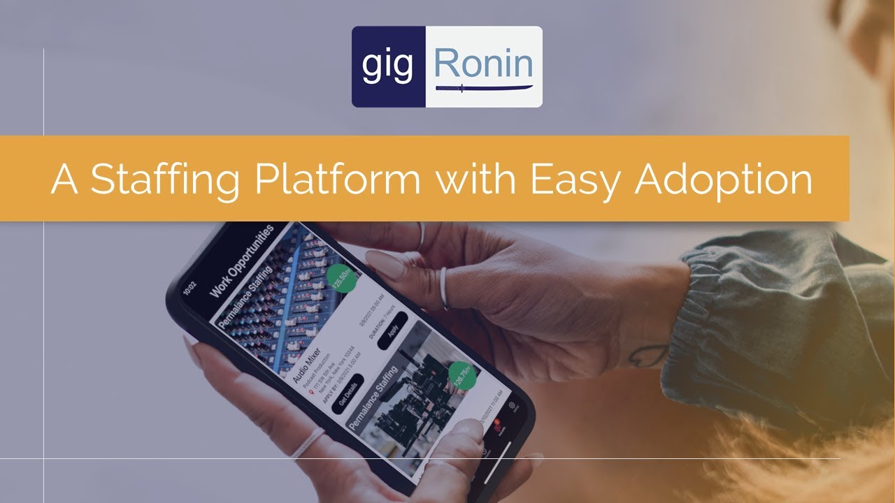 gigRonin - A Staffing Platform with Easy Adoption Image