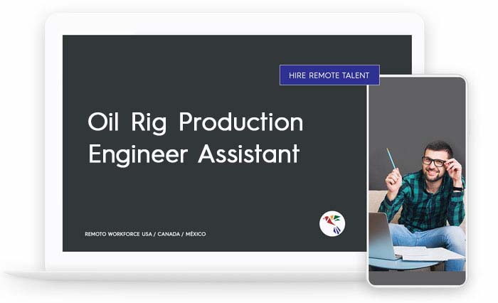 Oil Rig Production Engineer Assistant Role Description