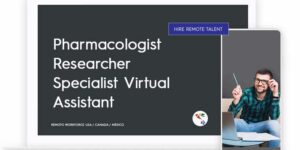 Pharmacologist Researcher Specialist Virtual Assistant Role Description