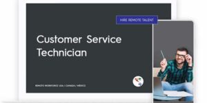 Customer Service Technician Role Description