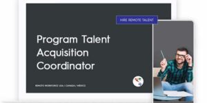 Program Talent Acquisition Coordinator Role Description