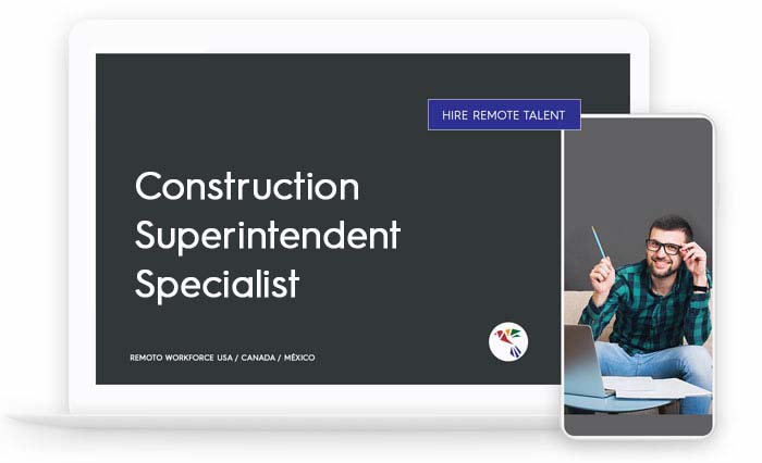 Construction Superintendent Specialist Role Description