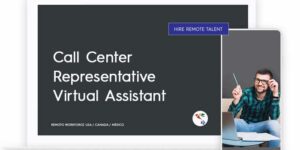 Call Center Representative Virtual Assistant Role Description