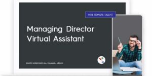 Managing Director Virtual Assistant Role Description
