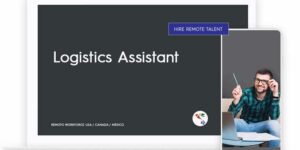 Logistics Assistant Role Description
